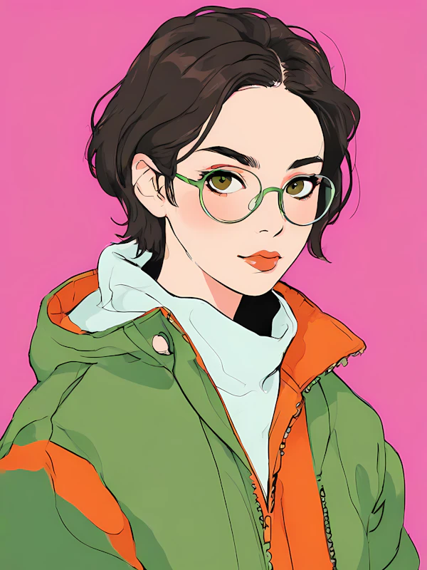 Stylish Woman Portrait