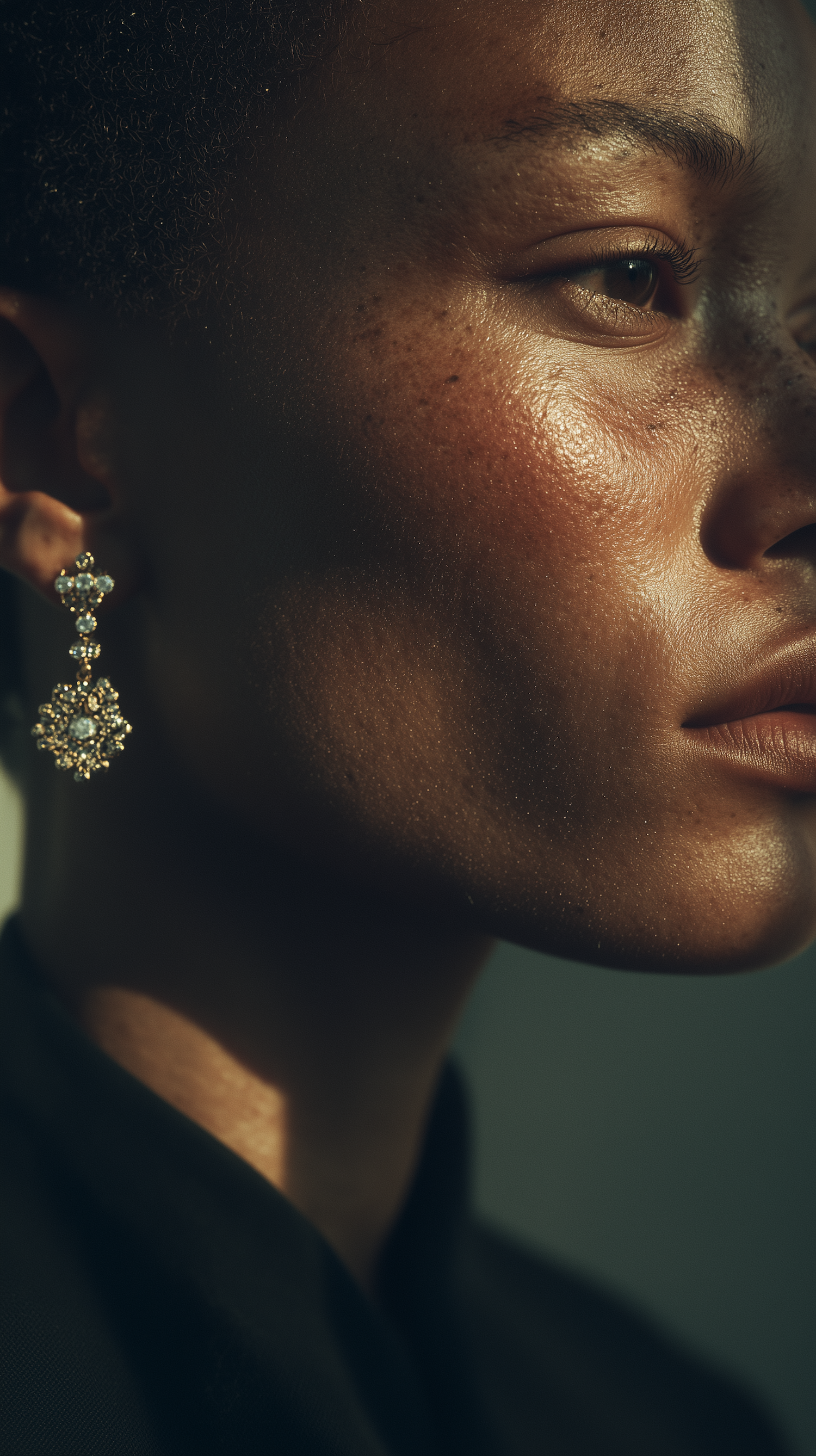 Elegant Portrait Close-Up