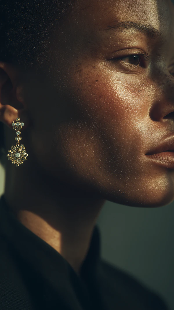 Elegant Portrait Close-Up