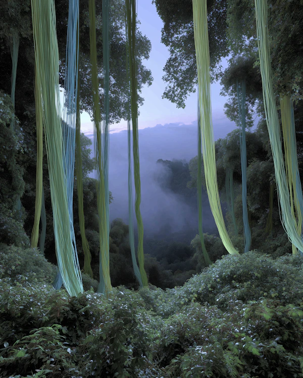 Surreal Forest Scene