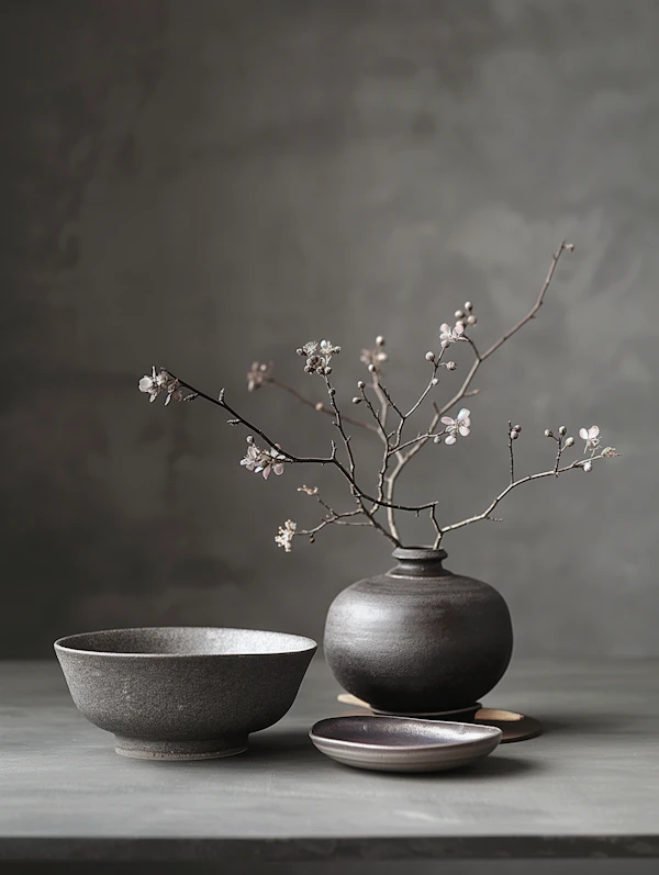 Minimalist Ceramic Still Life