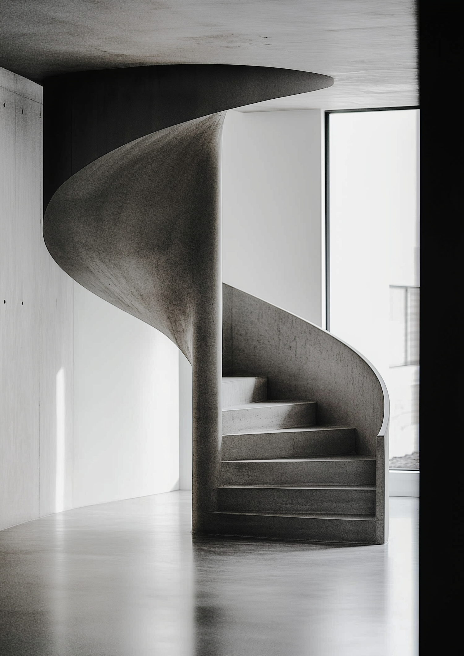 Spiral Staircase in Natural Light