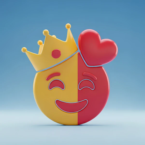 Split Emoji Illustration