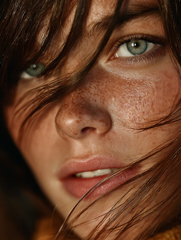 Freckled Portrait