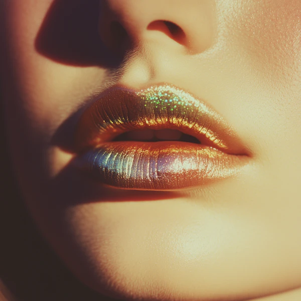 Metallic Lip Art