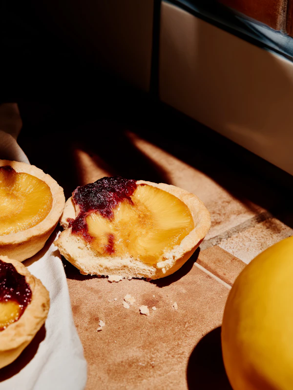 Fruit Tarts Close-Up