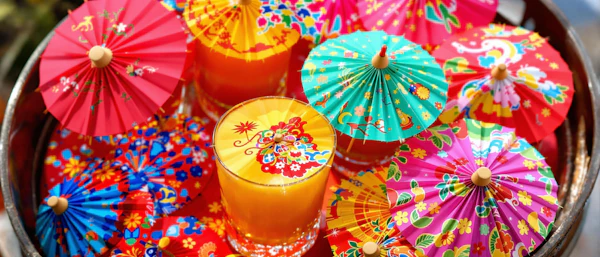 Tropical Drinks Display