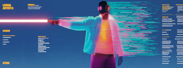 Glitch Art Figure