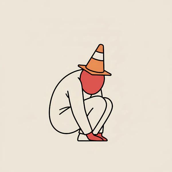 Crouching Cone Figure