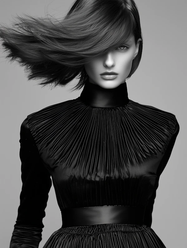 Elegant Monochrome Portrait