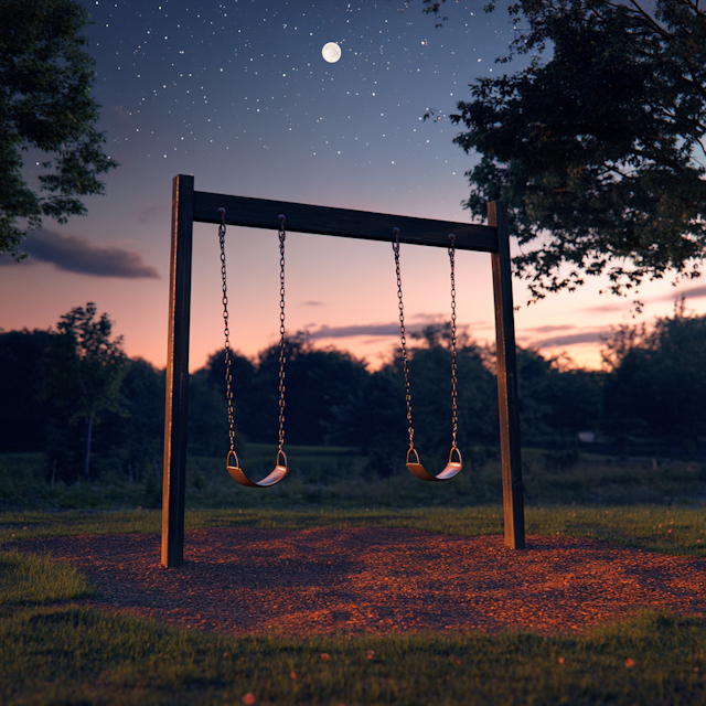 Serene Playground at Dusk