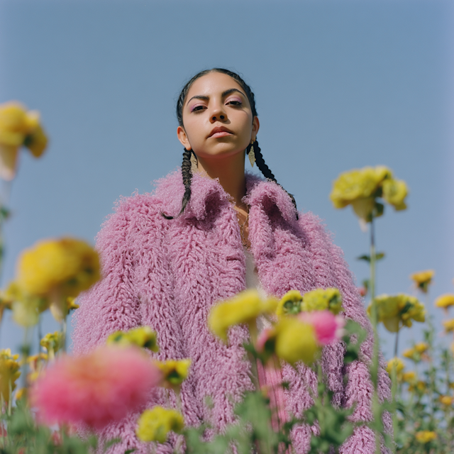 Woman in Flowerfield
