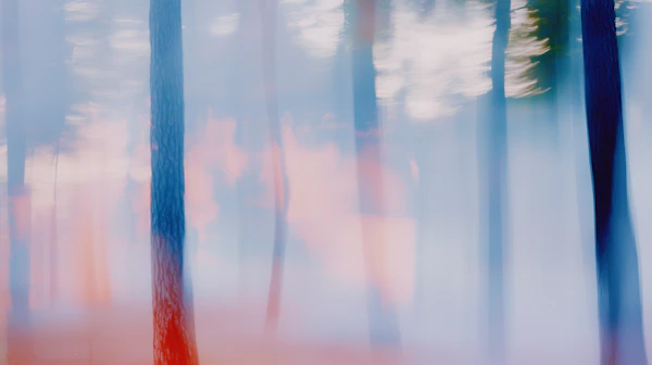 Surreal Forest Scene