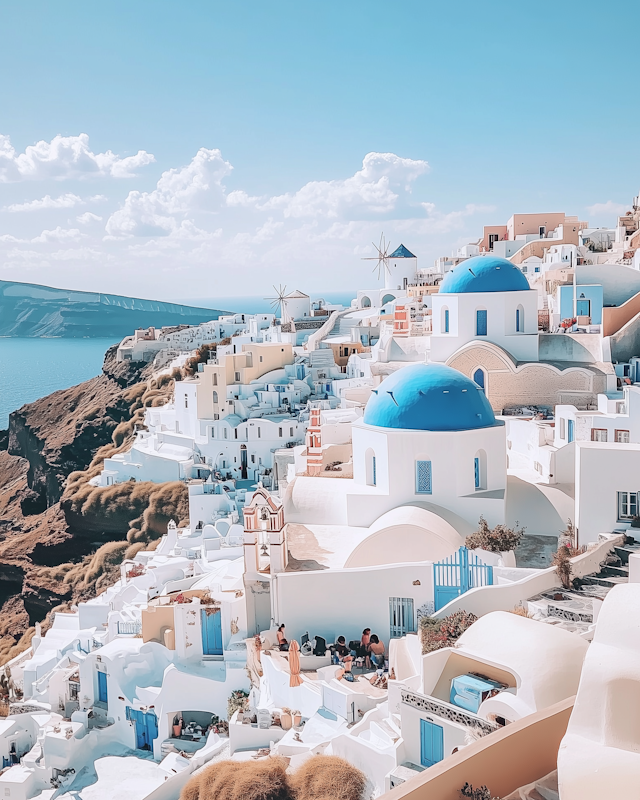 Santorini Coastal Village