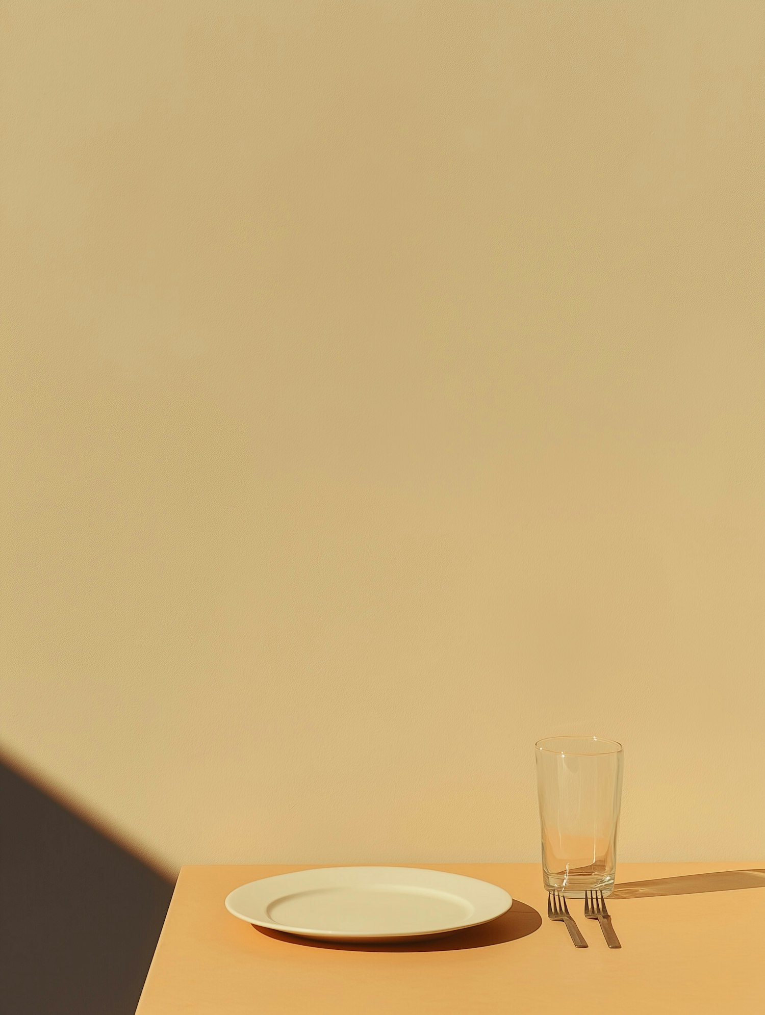 Minimalistic Dining Arrangement