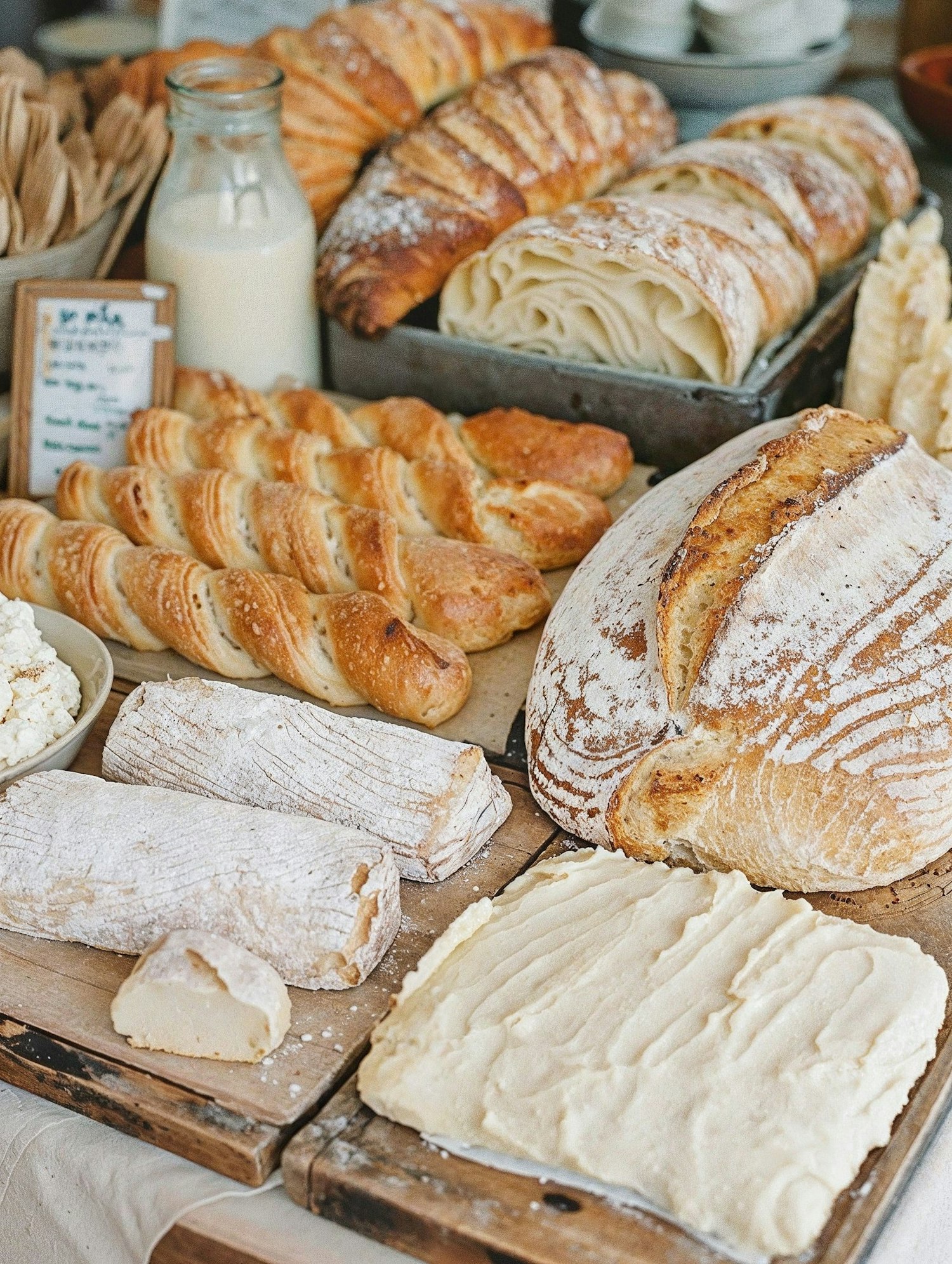 Artisan Baked Goods Display