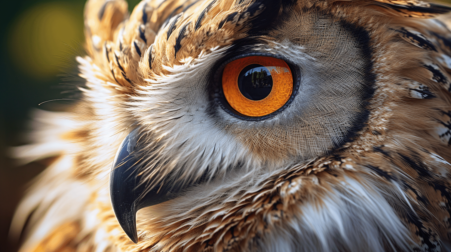 Close-up of Owl's Face