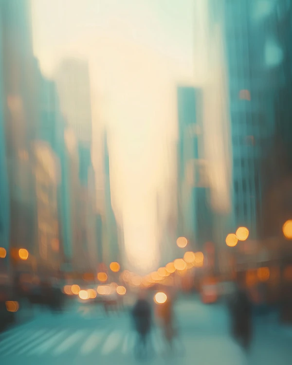 Dreamy Urban Cityscape