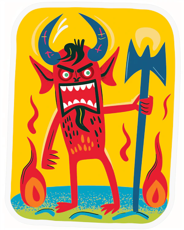 Cartoon Devil Creature
