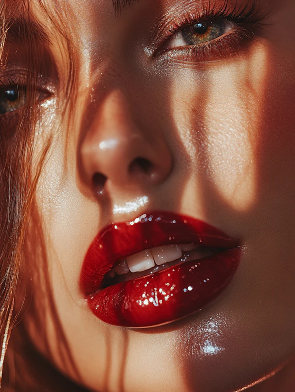 Close-Up Beauty Portrait