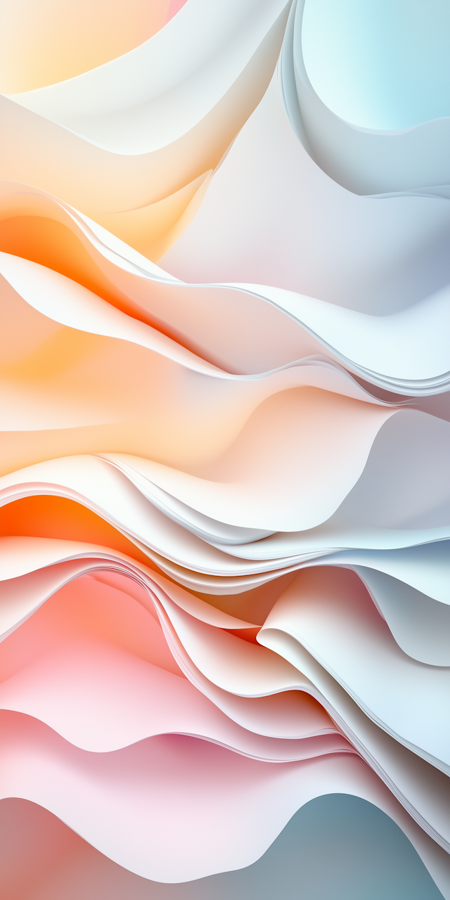 Pastel Abstract Waves