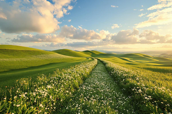 Serene Green Hills