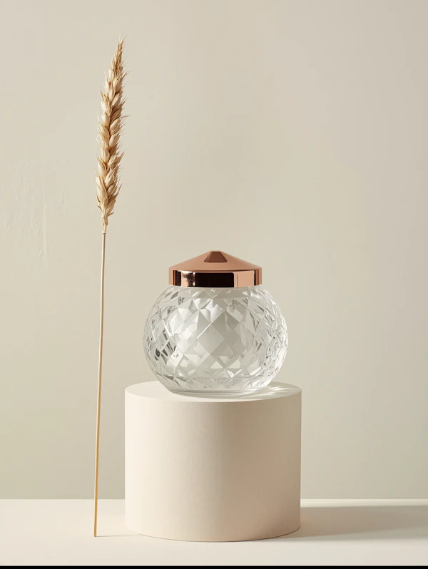 Minimalist Crystal Jar
