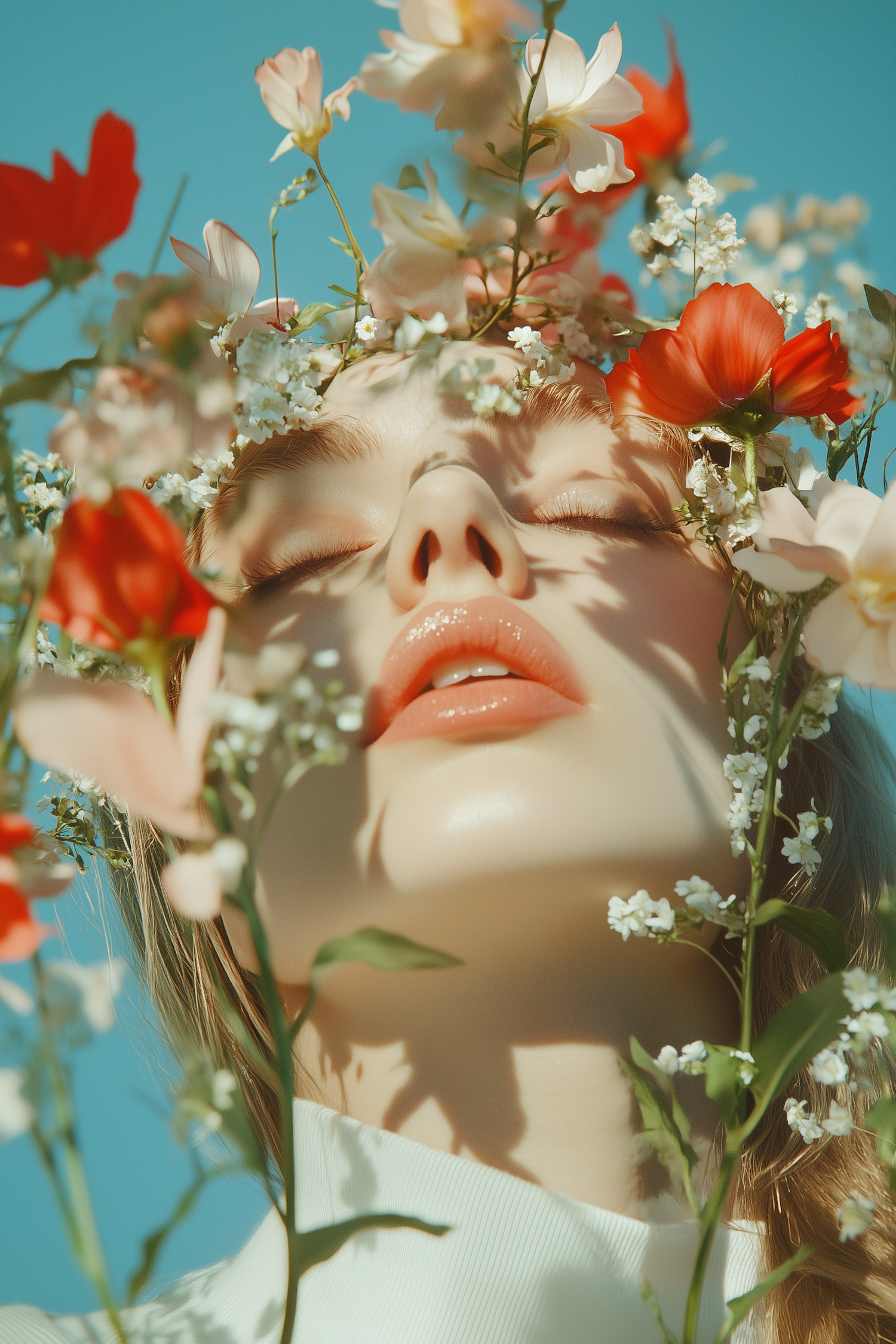 Dreamy Floral Portrait
