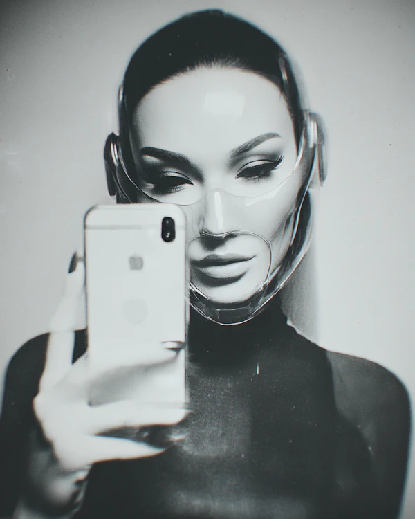 Futuristic Selfie Portrait