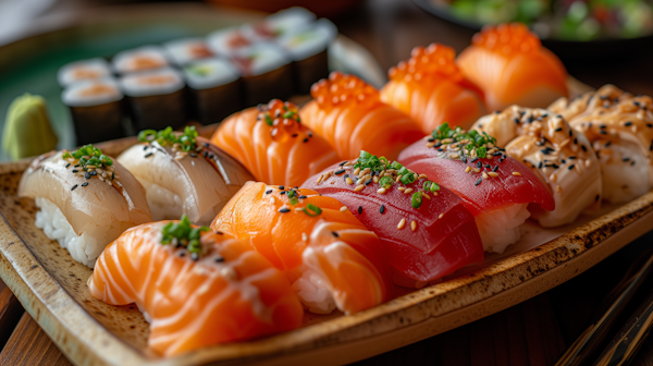 Artful Sushi Platter