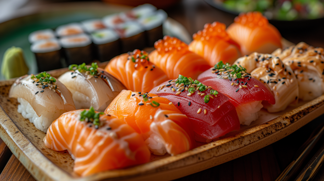 Artful Sushi Platter