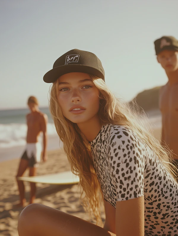 Beach Scene Portrait