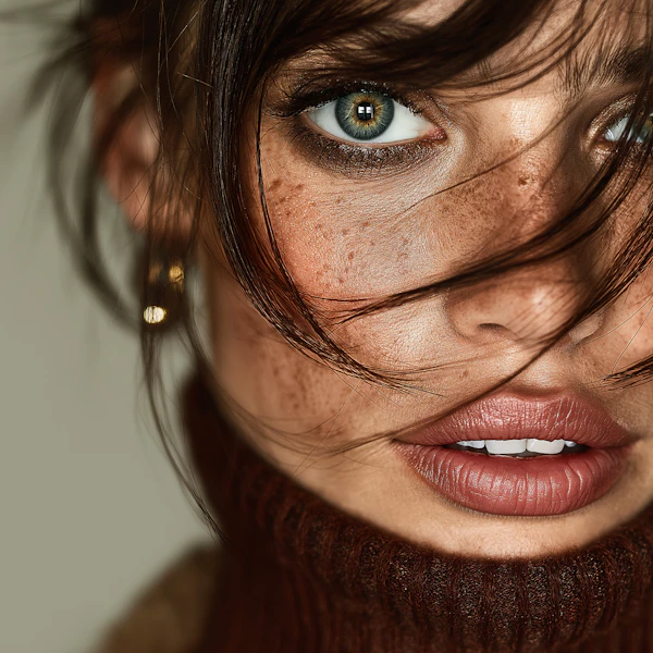 Freckled Portrait