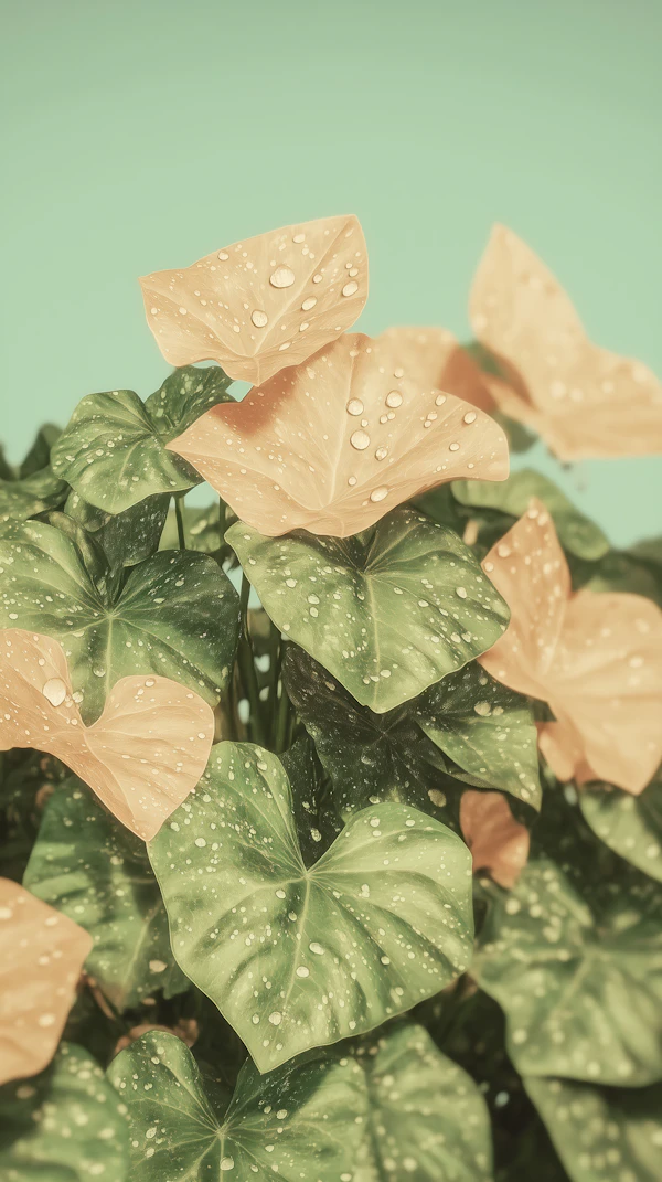 Tropical Leaves Close-Up