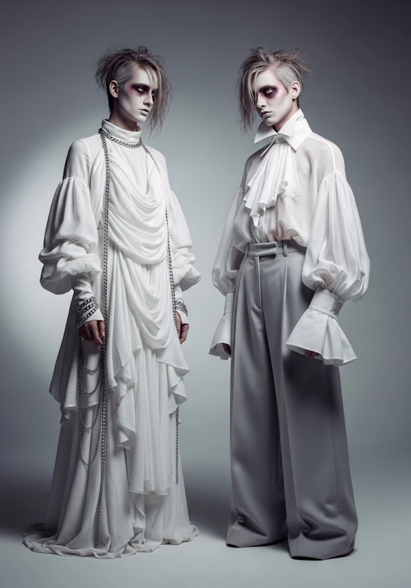 Avant-Garde Fashion Duo