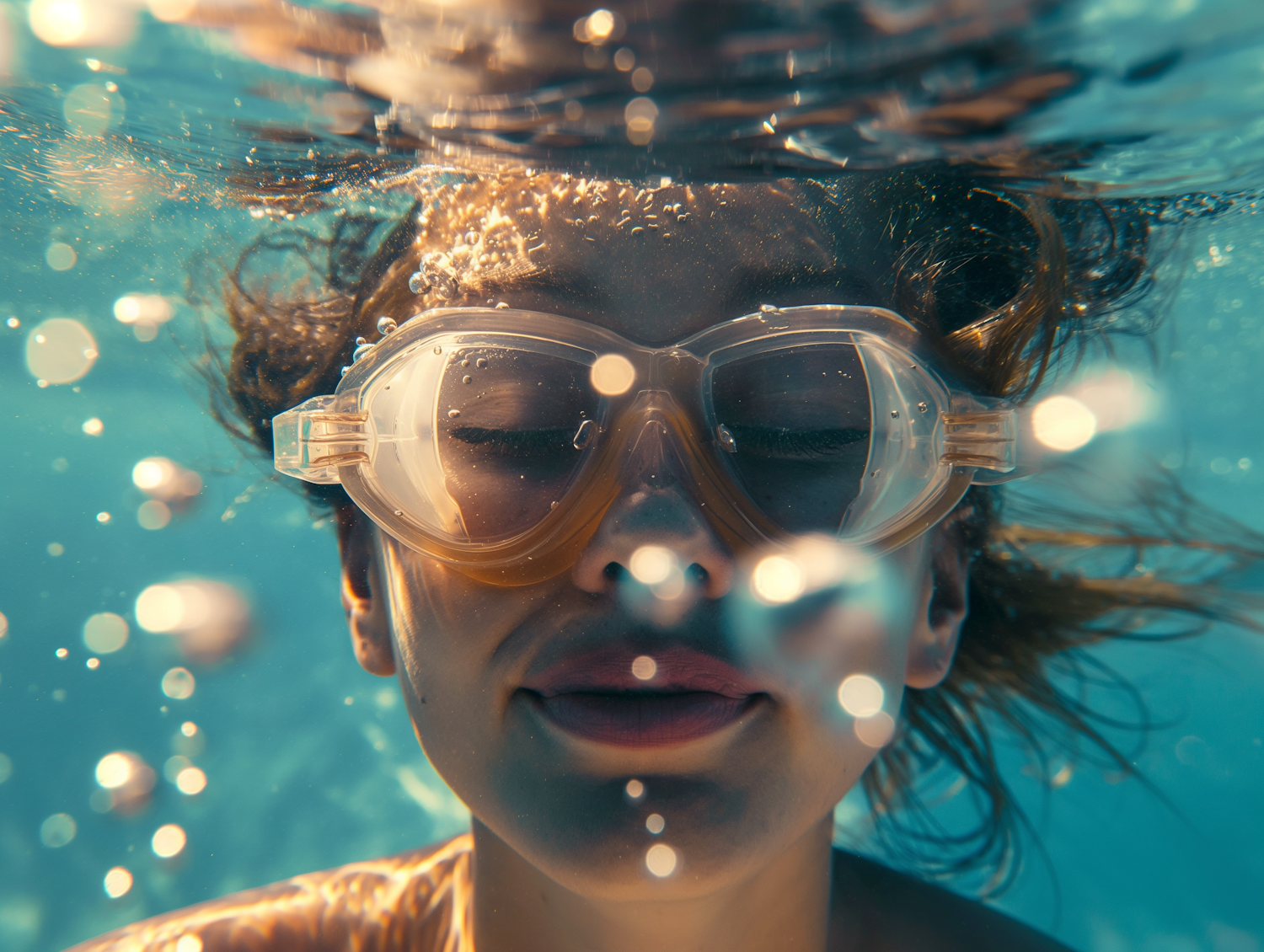 Serene Underwater Close-Up