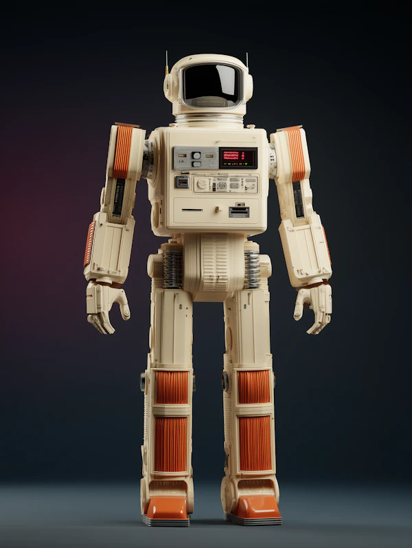Retro Humanoid Robot
