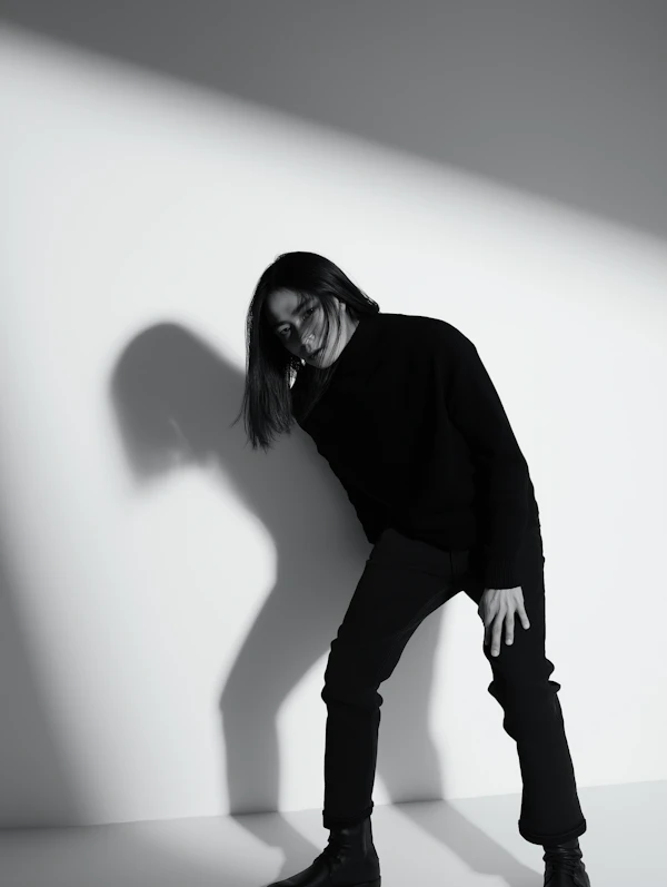 Monochrome Minimalist Portrait