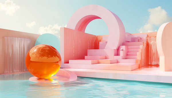 Surreal Architectural Dreamscape