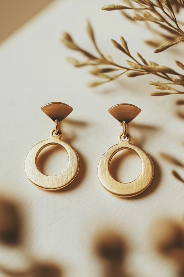 Elegant Gold Earrings