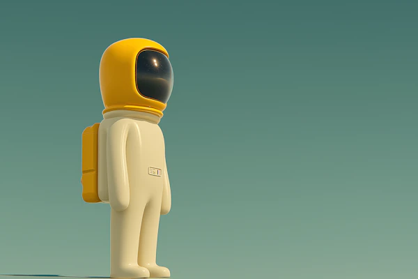 Cartoon Astronaut Art