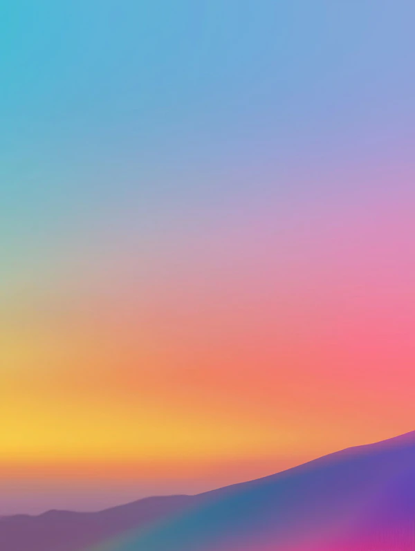 Gradient Landscape Art