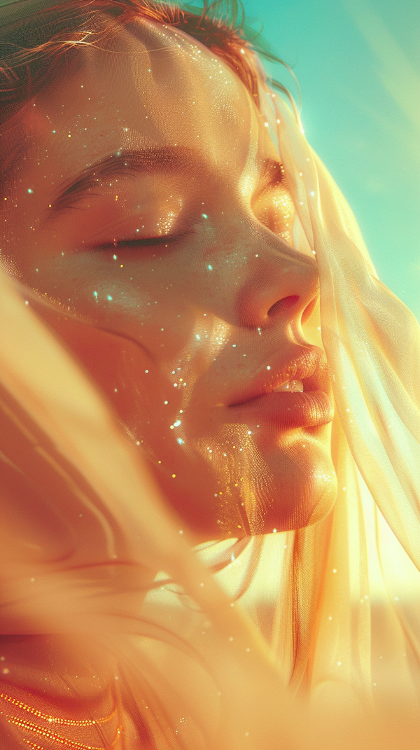 Serene Portrait in Ethereal Light