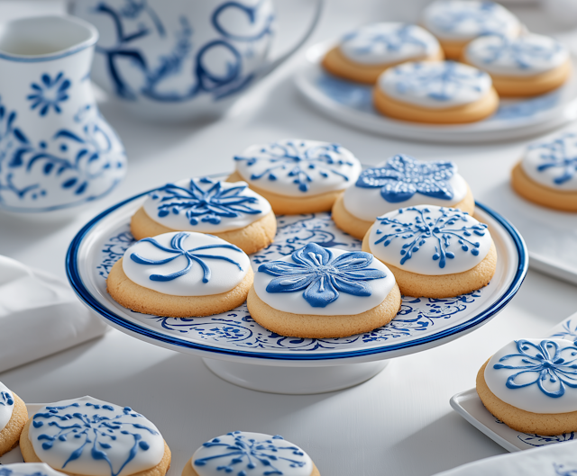 Porcelain Pattern Cookies