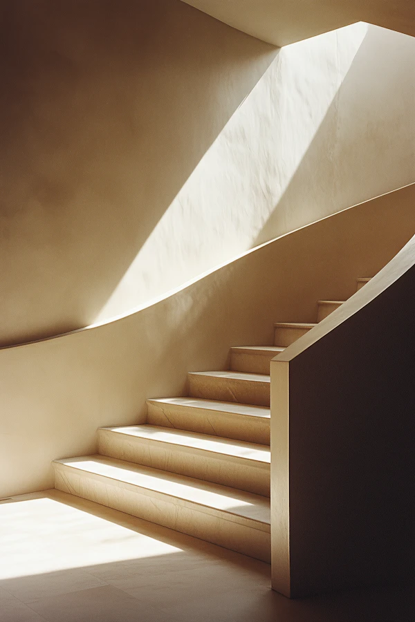 Sunlit Staircase