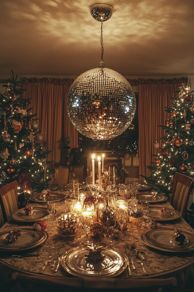 Festive Dining Room Setting