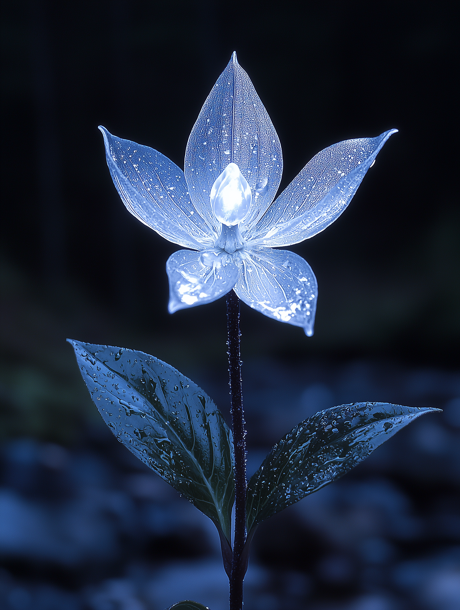 Translucent Flower in Ethereal Light