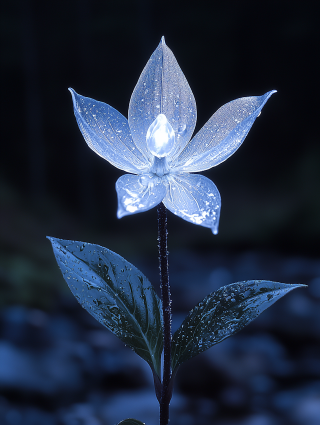 Translucent Flower in Ethereal Light