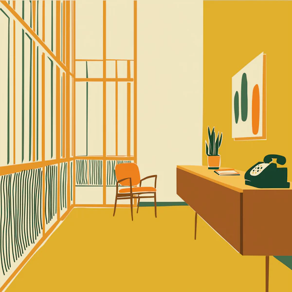 Mid-Century Office Design