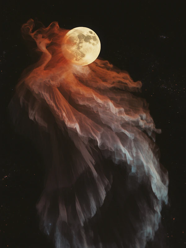 Moonlit Cosmic Dance